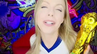 Celebrating the world cup with Britney Amber