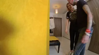 Threesome at glory hole - Christal Hot