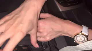 Christal Hot loves the car BJs